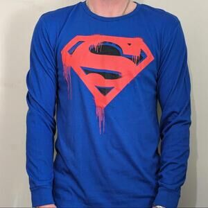 Superman Long sleeve Cotton Tee